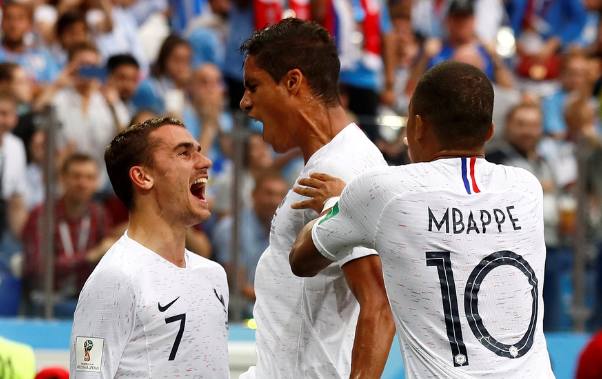 法国vs乌拉圭世界杯