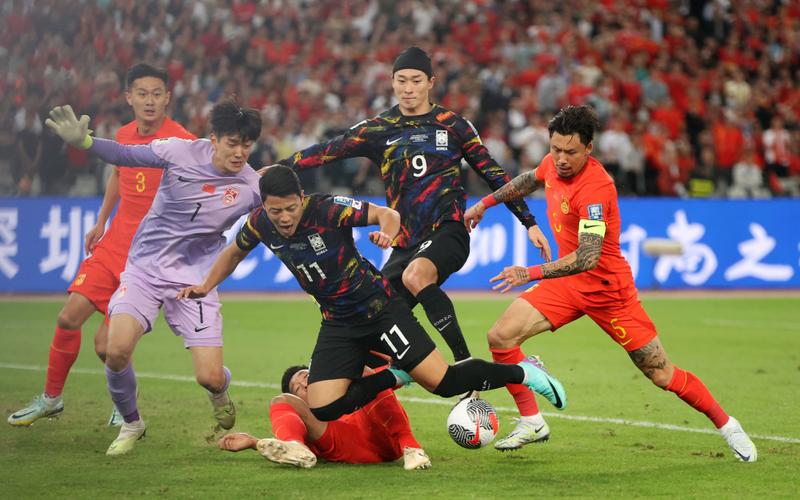 足球中国对韩国2021